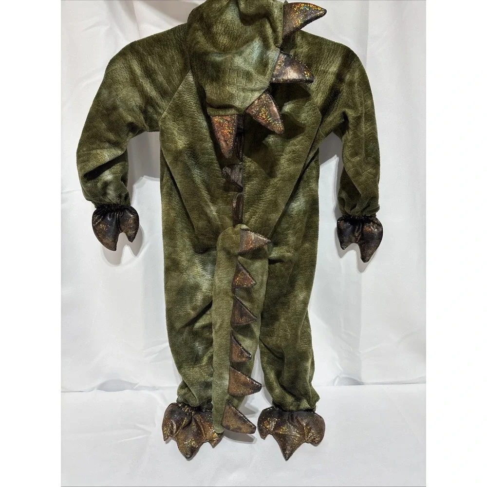 Princess Paradise Toddler dragon costume Full front zip Hood and tail‎ 18M-2yrs.